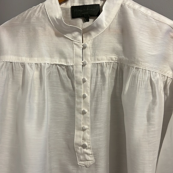 ✨ HOST PICK ✨ NWTS ANTHRO HENLEY BLOUSE (LP) - Picture 10 of 17